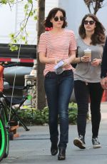 DAKOTA JOHNSON on the Set of How to be Single in Manhattan 05/26/2015