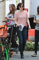 DAKOTA JOHNSON on the Set of How to be Single in Manhattan 05/26/2015