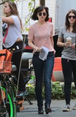 DAKOTA JOHNSON on the Set of How to be Single in Manhattan 05/26/2015