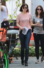 DAKOTA JOHNSON on the Set of How to be Single in Manhattan 05/26/2015