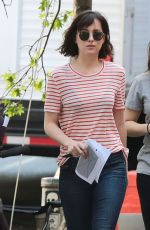 DAKOTA JOHNSON on the Set of How to be Single in Manhattan 05/26/2015