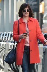 DAKOTA JOHNSON on the Set of How to be Single in Manhattan 05/26/2015