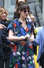 DAKOTA JOHNSON on the Set of How to be Single in New York 05/18/2015