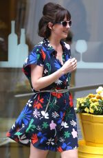 DAKOTA JOHNSON on the Set of How to be Single in New York 05/18/2015