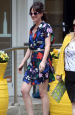DAKOTA JOHNSON on the Set of How to be Single in New York 05/18/2015