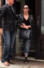 DEMI LOVATO in Ripped Jeans Out in New York 05/27/2015