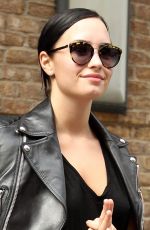 DEMI LOVATO in Ripped Jeans Out in New York 05/27/2015