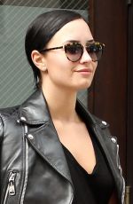 DEMI LOVATO in Ripped Jeans Out in New York 05/27/2015