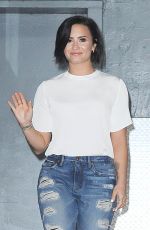 DEMI LOVATO Leaves AOL Studios in New York 05/28/2015