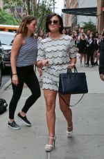 DEMI LOVATO Leaves Greenwich Hotel in New York 05/28/2015