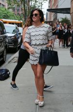 DEMI LOVATO Leaves Greenwich Hotel in New York 05/28/2015