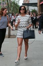 DEMI LOVATO Leaves Greenwich Hotel in New York 05/28/2015