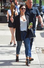 DEMI LOVATO Out and About in New York 05/26/2015