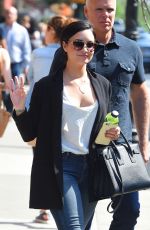 DEMI LOVATO Out and About in New York 05/26/2015