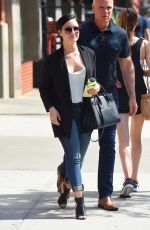 DEMI LOVATO Out and About in New York 05/26/2015