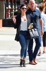 DEMI LOVATO Out and About in New York 05/26/2015