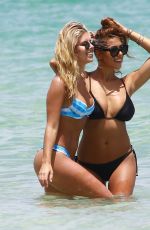 DEVIN BURGMAN and NATSHA OAKLEY in Bikinis at a Beach in Miami 05/06/2015