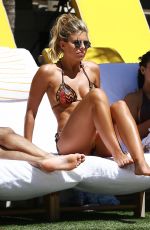 DEVIN BURGMAN and NATSHA OAKLEY in Bikinis at a Pool in Miami 05/07/2015