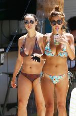 DEVIN BURGMAN and NATSHA OAKLEY in Bikinis at a Pool in Miami 05/07/2015