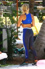 DEVIN BURGMAN and NATSHA OAKLEY in Bikinis at a Pool in Miami 05/07/2015