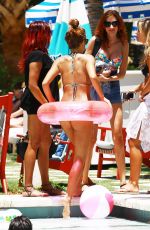 DEVIN BURGMAN and NATSHA OAKLEY in Bikinis at a Pool in Miami 05/07/2015