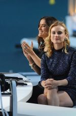 DIANE KRUGER and SALMA HAYEK at Canal Plus TV Station in Cannes