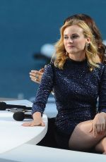 DIANE KRUGER and SALMA HAYEK at Canal Plus TV Station in Cannes