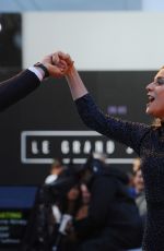 DIANE KRUGER and SALMA HAYEK at Canal Plus TV Station in Cannes