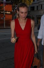 DIANE KRUGER Arrives at Mateo Restaurant in Beverly Hills 05/28/2015