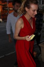 DIANE KRUGER Arrives at Mateo Restaurant in Beverly Hills 05/28/2015