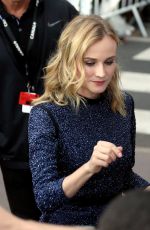 DIANE KRUGER Leaves Le Grand Journal in Cannes