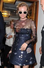 DIANE KRUGER Leaves Tetou Restaurant in Cannes