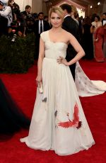 DIANNA AGRON at MET Gala 2015 in New York