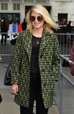 DIANNA AGRON Leaves Radio 1 Studios in London 05/22/2015