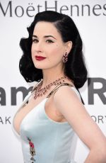 DITA VON TEESE at Amfar’s 2015 Cinema Against Aids Gala in Cap d’Antibes