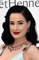 DITA VON TEESE at Amfar’s 2015 Cinema Against Aids Gala in Cap d’Antibes