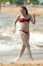 ELISABETH HARNOIS in Bikini at a Beach in 