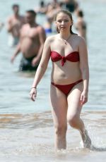 ELISABETH HARNOIS in Bikini at a Beach in 