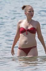 ELISABETH HARNOIS in Bikini at a Beach in 