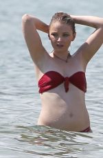 ELISABETH HARNOIS in Bikini at a Beach in 