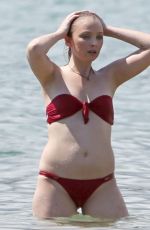 ELISABETH HARNOIS in Bikini at a Beach in 