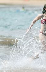 ELISABETH HARNOIS in Bikini at a Beach in 