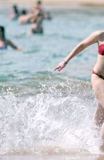 ELISABETH HARNOIS in Bikini at a Beach in 
