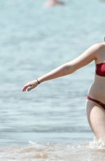 ELISABETH HARNOIS in Bikini at a Beach in 
