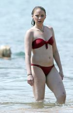 ELISABETH HARNOIS in Bikini at a Beach in 
