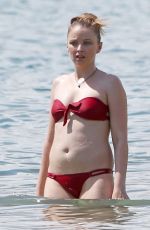 ELISABETH HARNOIS in Bikini at a Beach in 