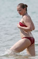 ELISABETH HARNOIS in Bikini at a Beach in 