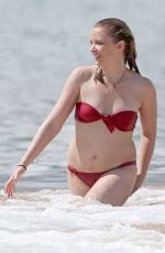 ELISABETH HARNOIS in Bikini at a Beach in 