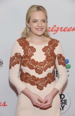 ELISABETH MOSS at Red Nose Day Charity Event in New York