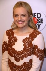 ELISABETH MOSS at Red Nose Day Charity Event in New York